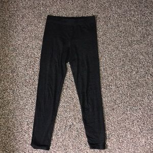 PINK / VS dark grey leggings size medium